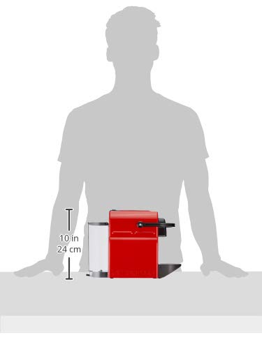 Inissia : Capacité du réservoir d'eau 0,7 L, couleur rouge rubis