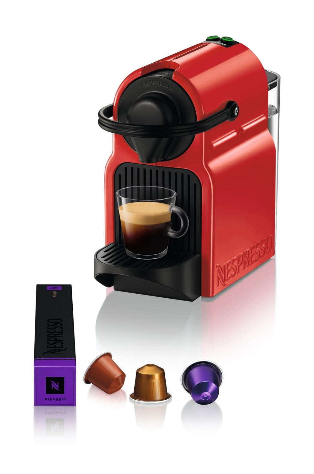 Machine à café Inissia rouge, Cafetiere Espresso , taglia unica